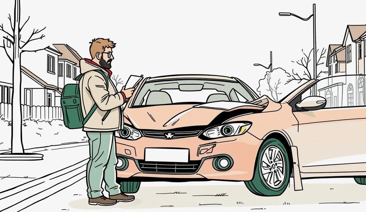 Detail kľúčov v zapaľovaní odstaveného firemného automobilu na parkovisku