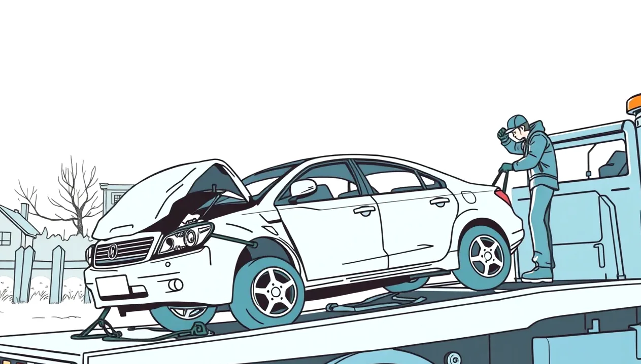 Detail poškodeného laku a nárazníka osobného automobilu pri likvidácii poistnej udalosti