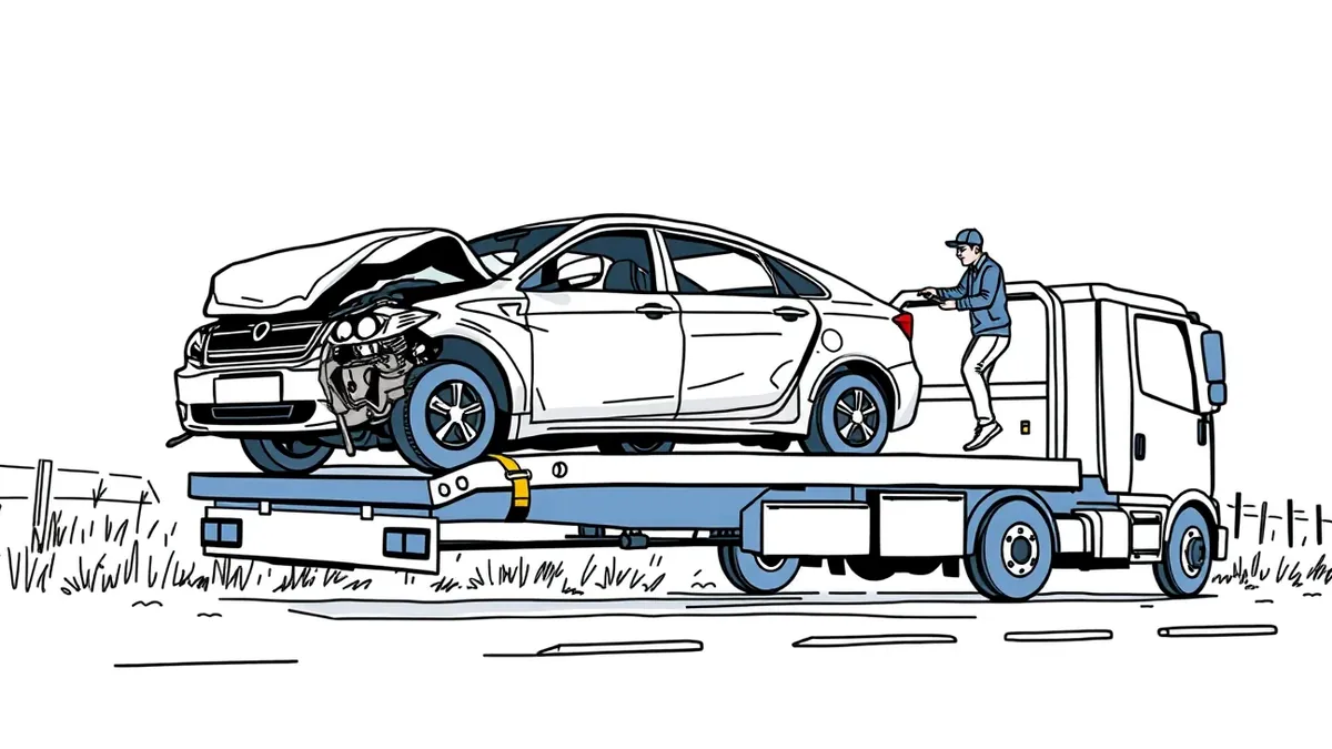 Predná časť osobného automobilu s otvorenou kapotou pri technickej kontrole