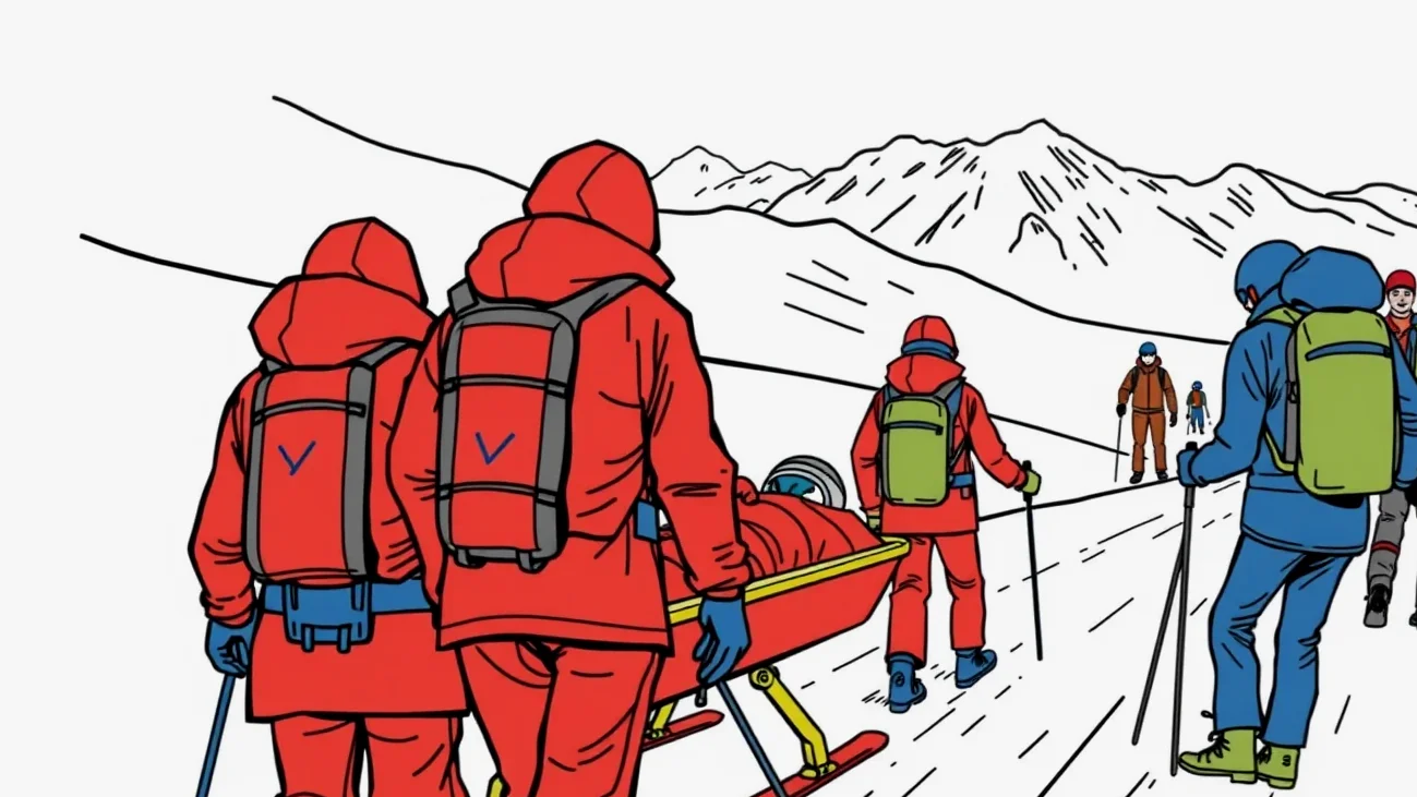 Snowboardista pred skokom na zasneženom kickeri v modernom snowparku