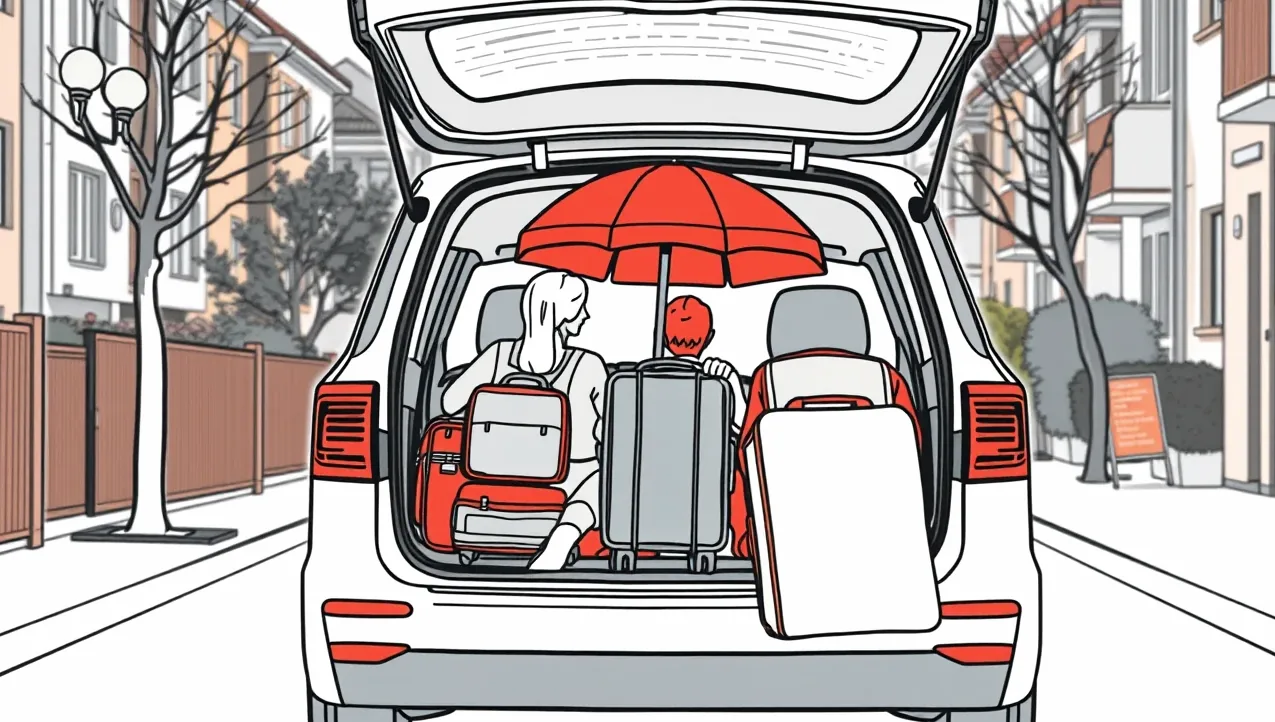 Moderná motorová jachta zakotvená v chorvátskej zátoke pri skalnatom útese