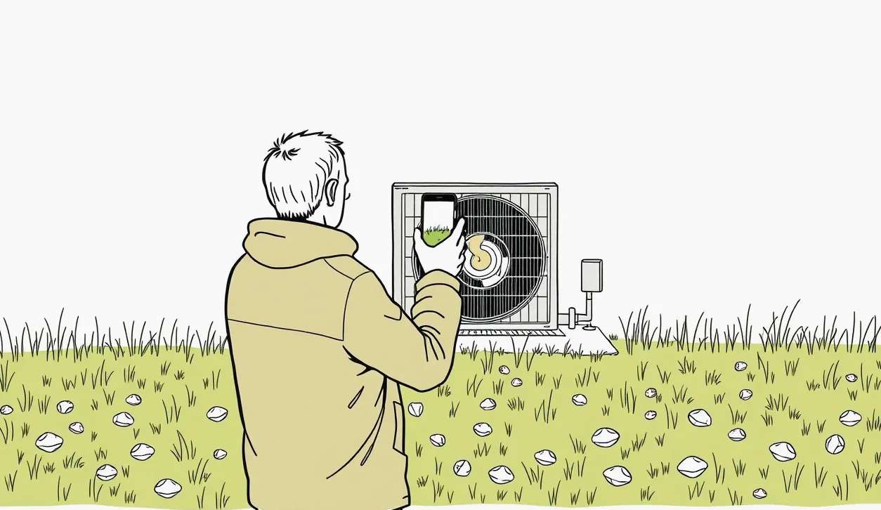 Servisný technik kontroluje manometer a elektroinštaláciu vykurovacieho systému