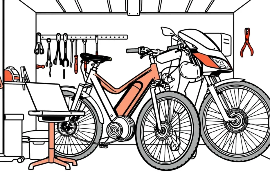 Detailný pohľad na elektromotor a rám moderného horského elektrobicykla