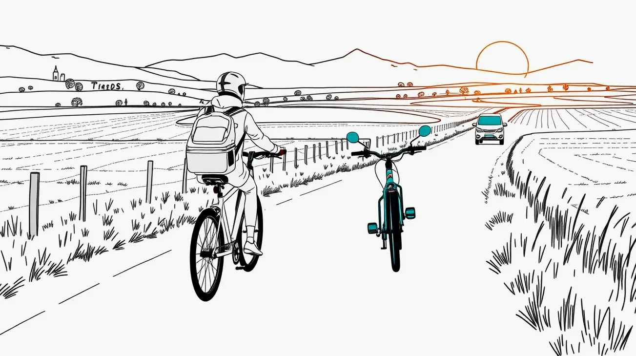 Riadidlá elektrického bicykla s displejom a plynovou páčkou akcelerátora