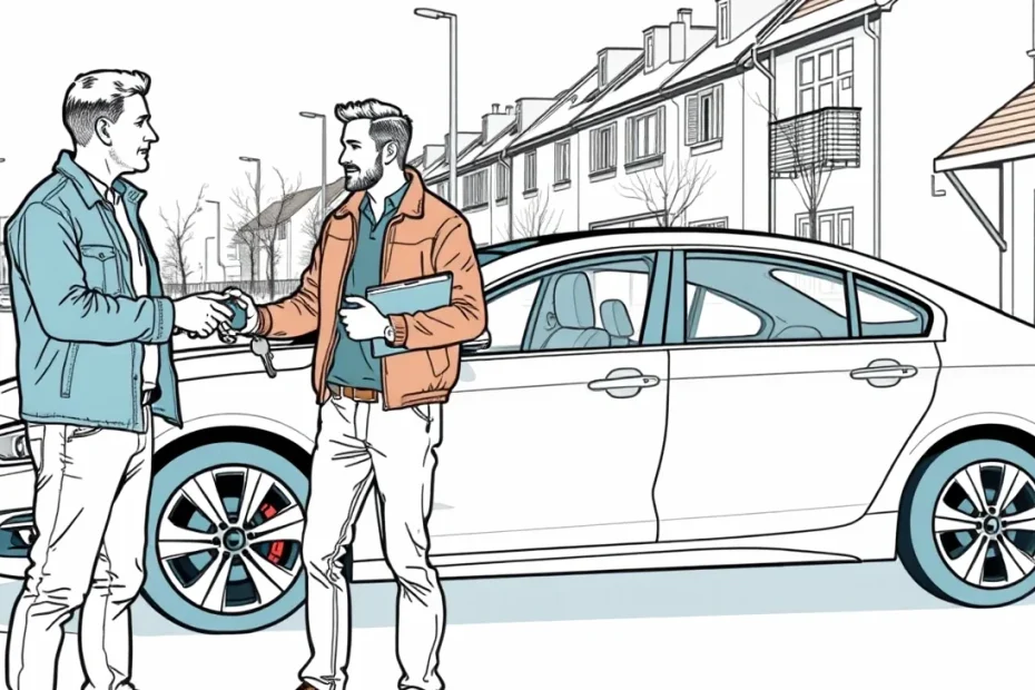 Detail kúpnej zmluvy na predaj firemného automobilu s vyznačeným dátumom prevodu vlastníctva