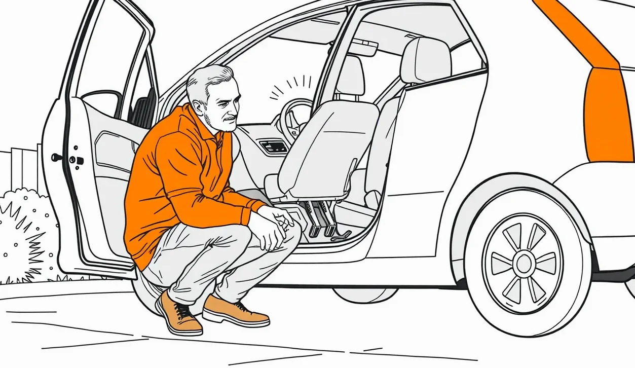 Likvidátor poisťovne dokumentuje poškodenie automobilu po dopravnej nehode