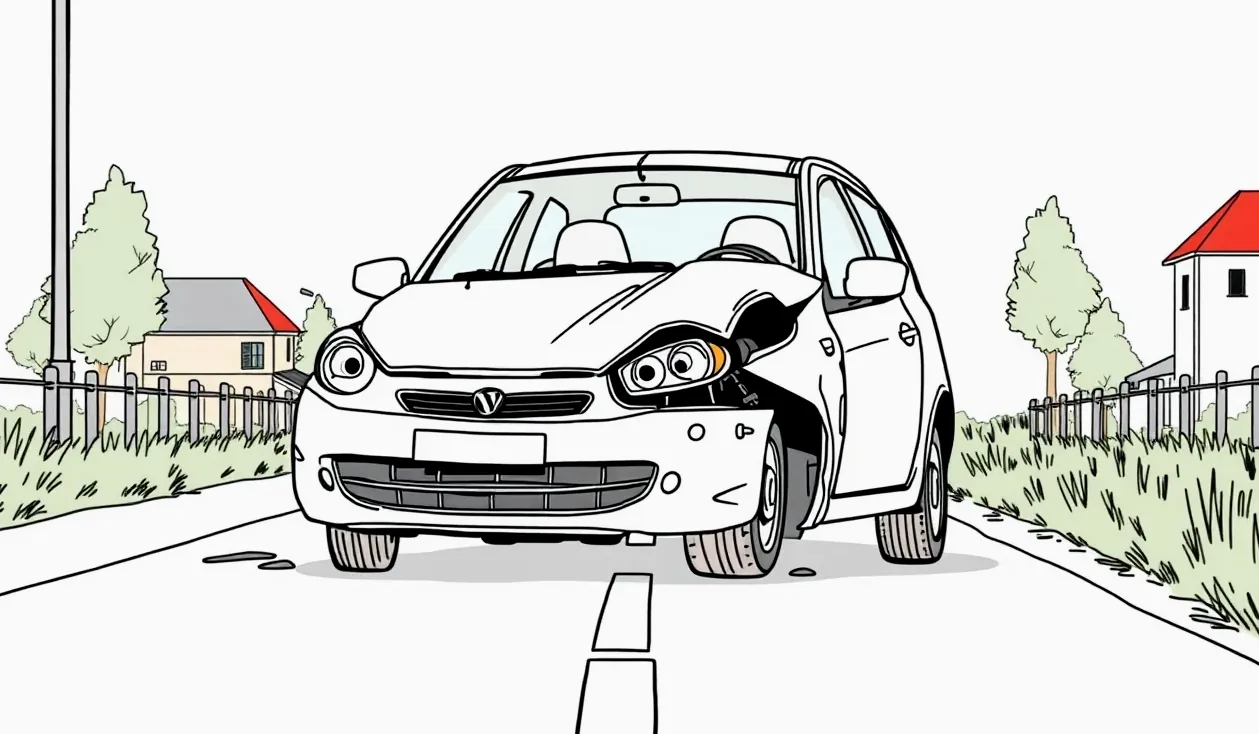 Motorista kontroluje likvidačnú správu a kalkuláciu poistného plnenia od poisťovne